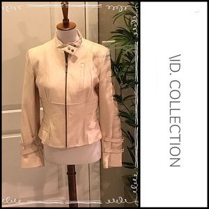 🧥 Pink Leather 100% Leather Moto Jacket 🧥